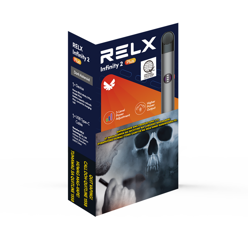 RELX Infinity 2 Plus Device - Dark Asteroid