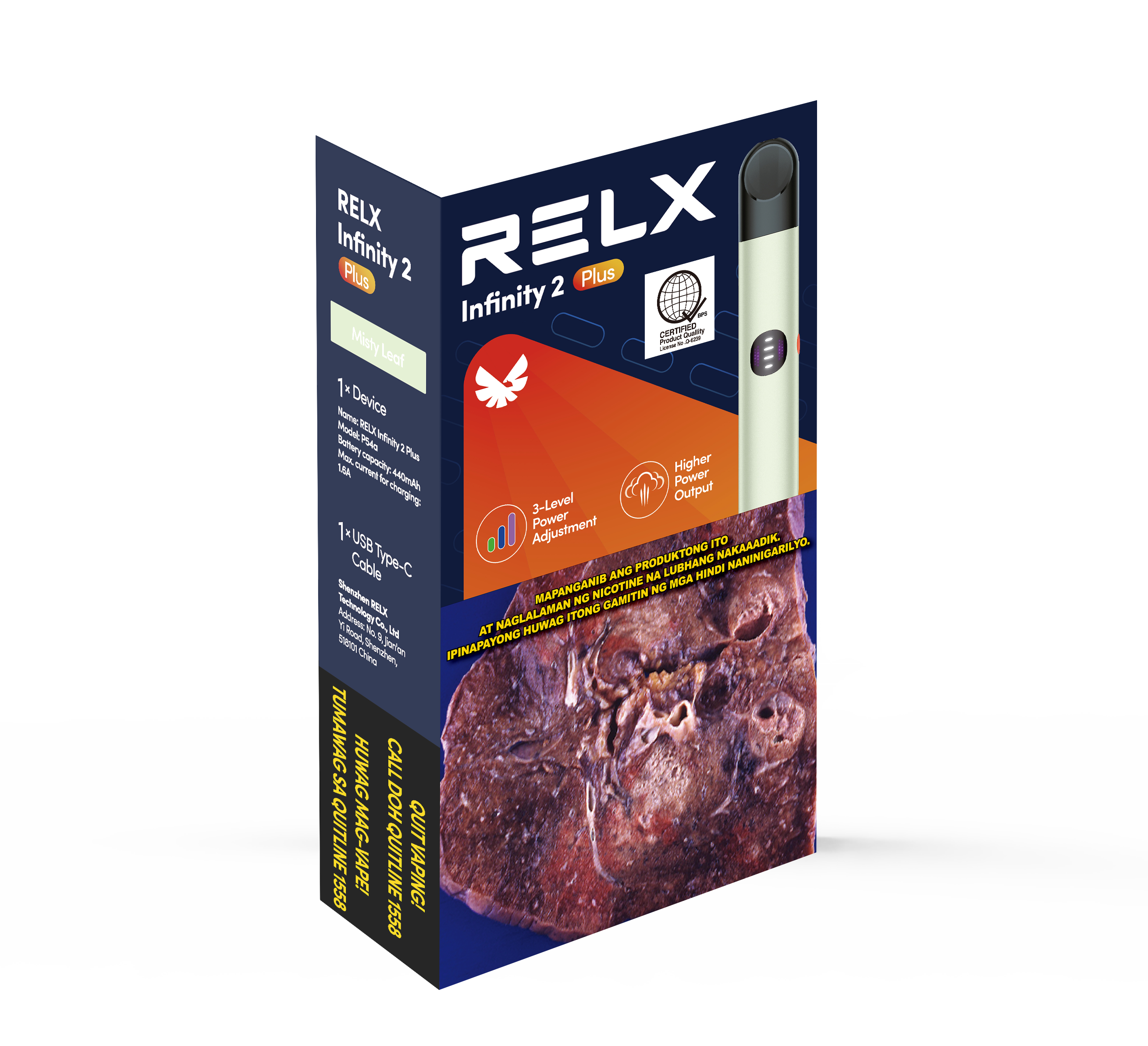 RELX Infinity 2 Plus Device - Misty Leaf