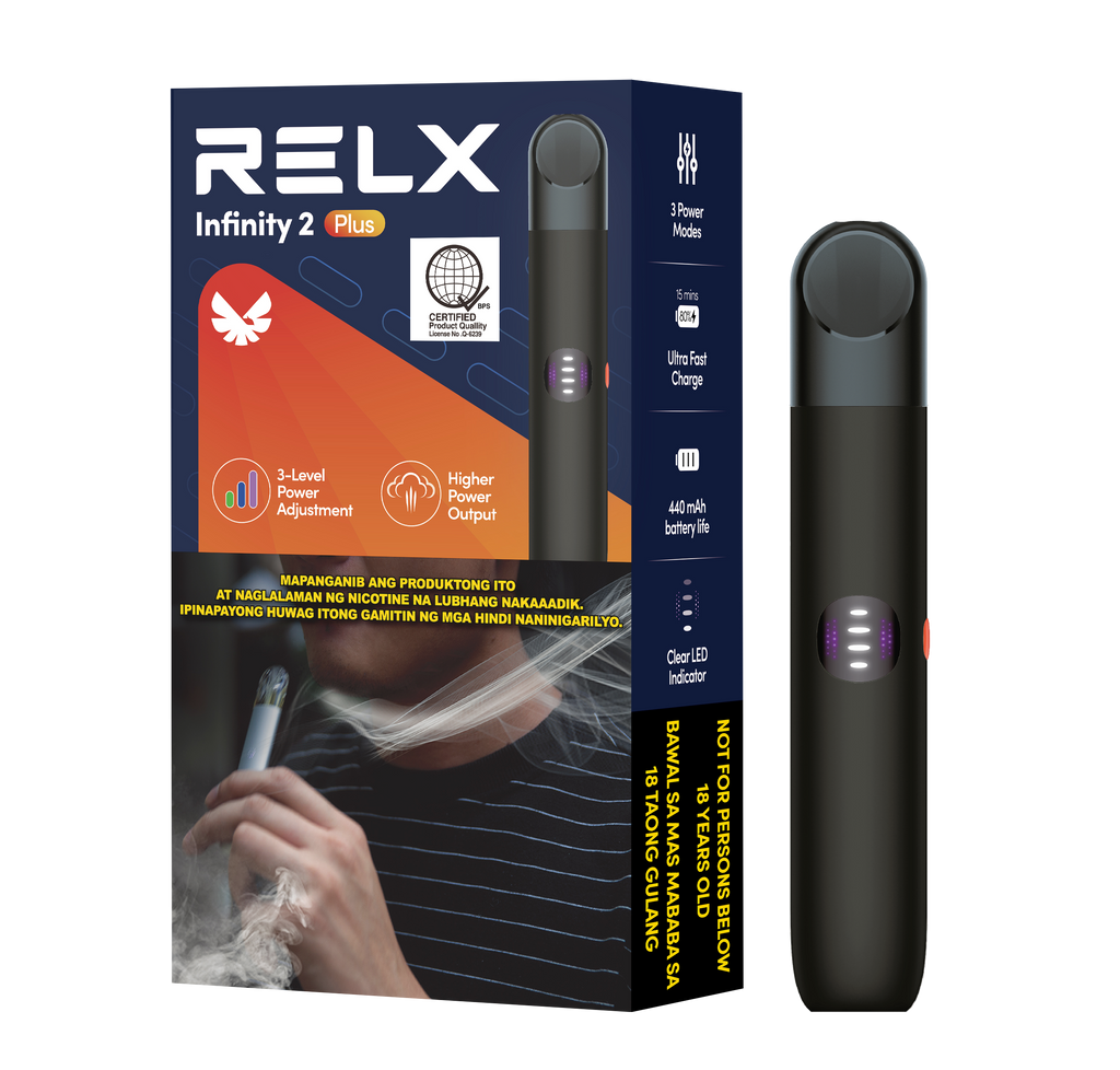 RELX Infinity 2 Plus Device - Black Sapphire ExpressPuff RELX Infinity 2 Plus Device - Black Sapphire ExpressPuff