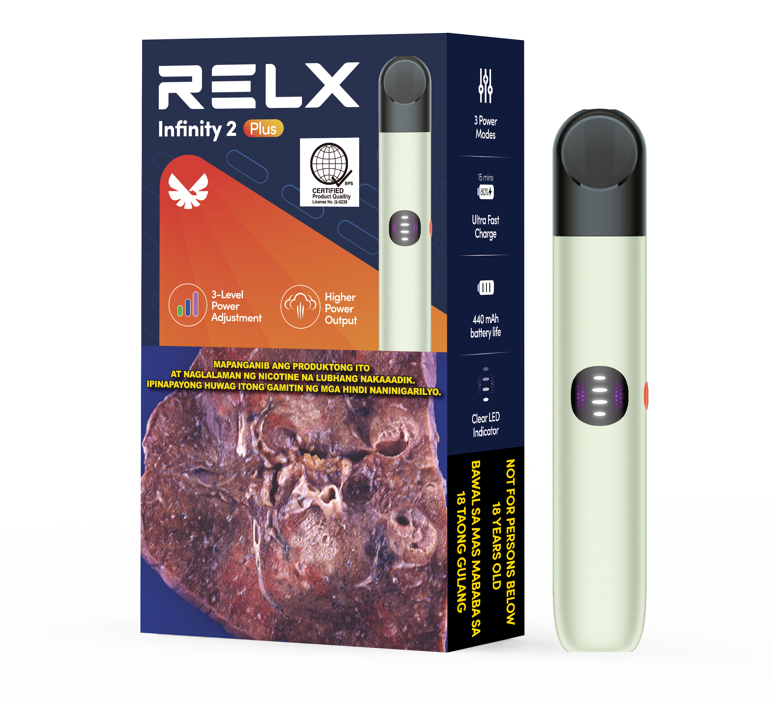 RELX Infinity 2 Plus Device - Misty Leaf