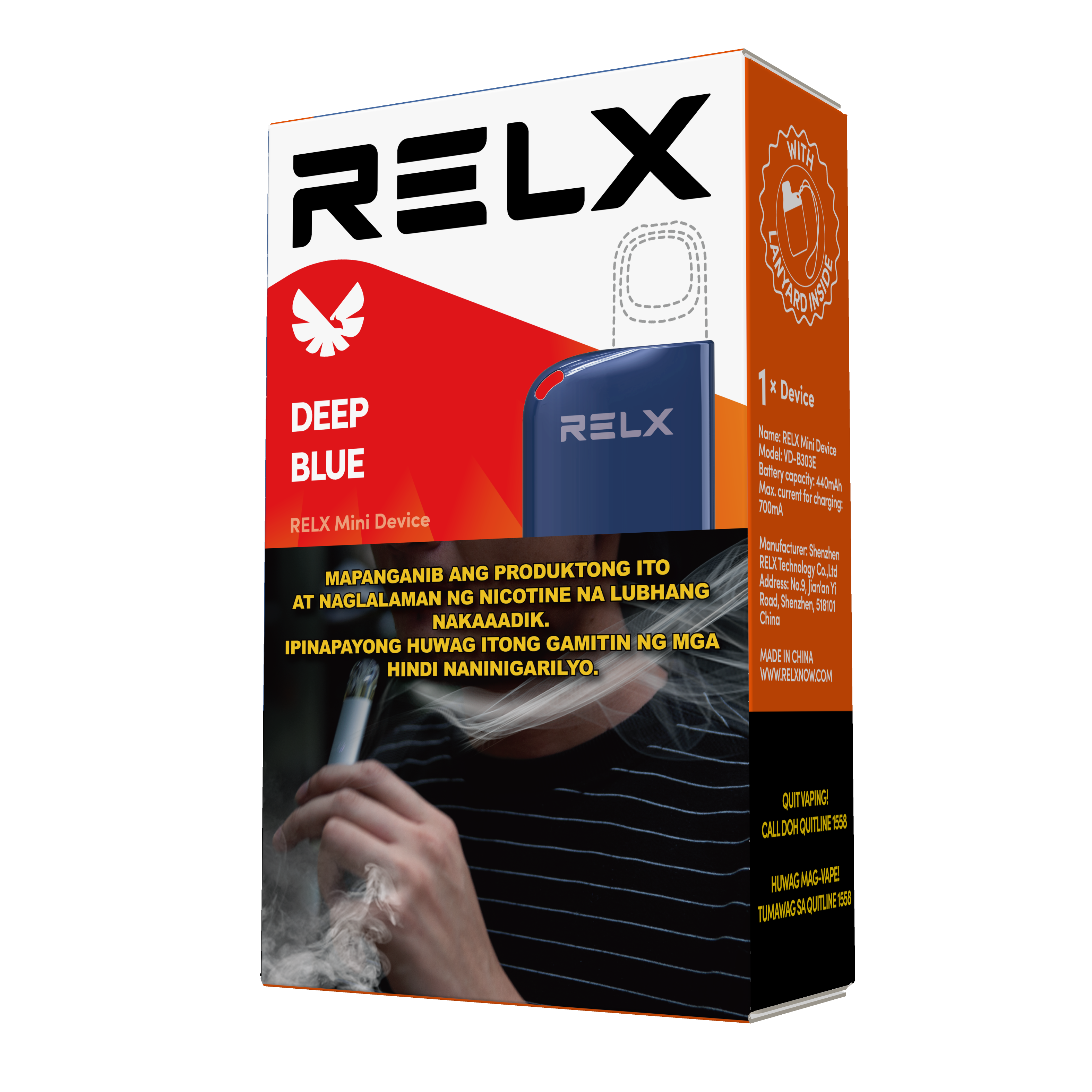 RELX Mini Device Deep Blue