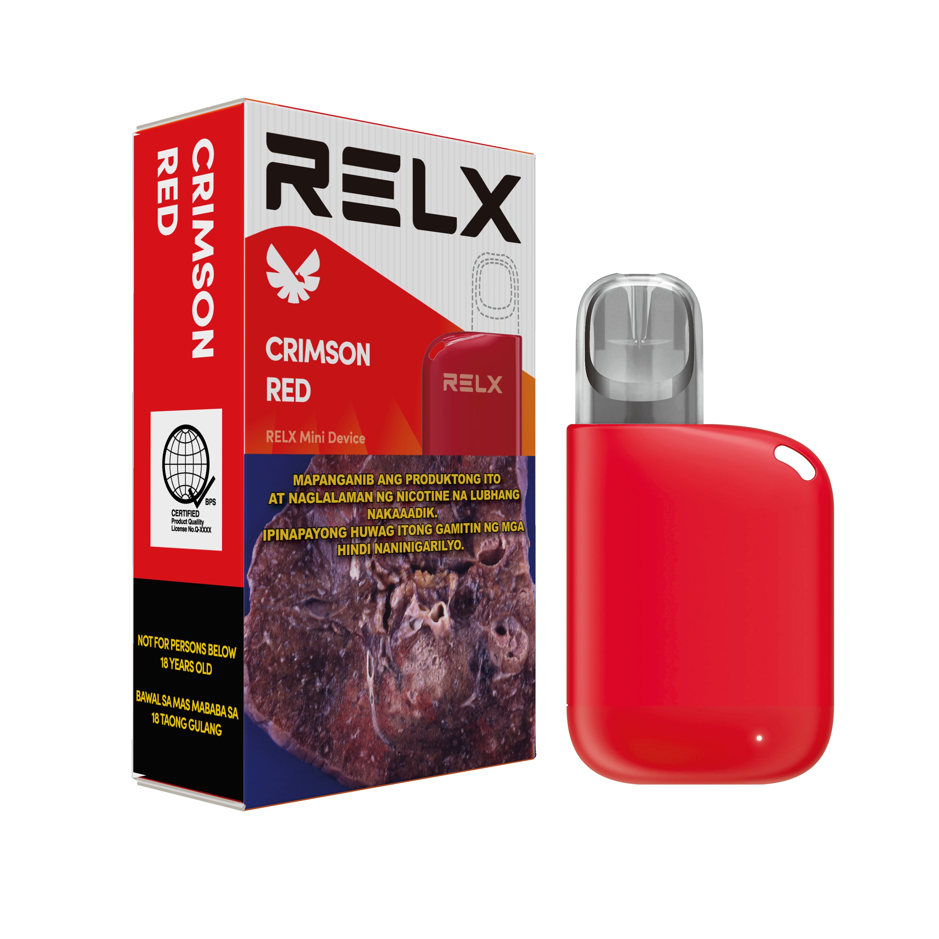 RELX Mini Device Crimson Red
